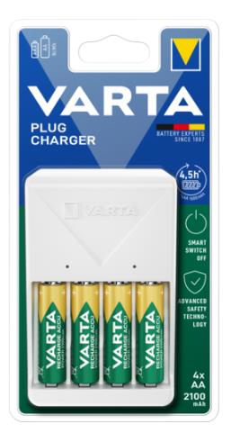 Cargador de pilas Varta 4 AA/AAA + 4 AA 2100MAH PLUG